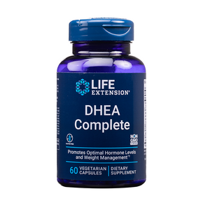 Life Extension - DHEA Complete Veg Capsules - 60 Veg Capsules - Front View