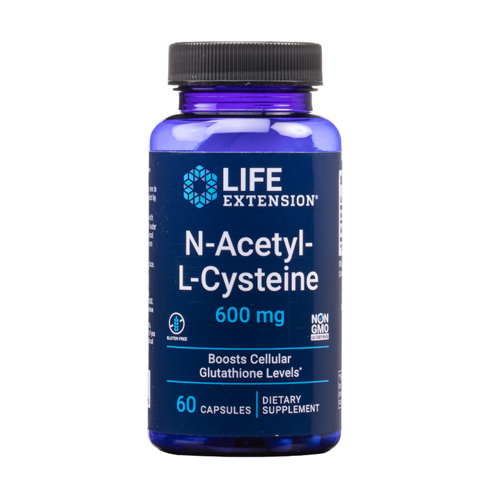 Life Extension N-Acetyl-L-Cysteine Capsules - 600mg - 60 Count