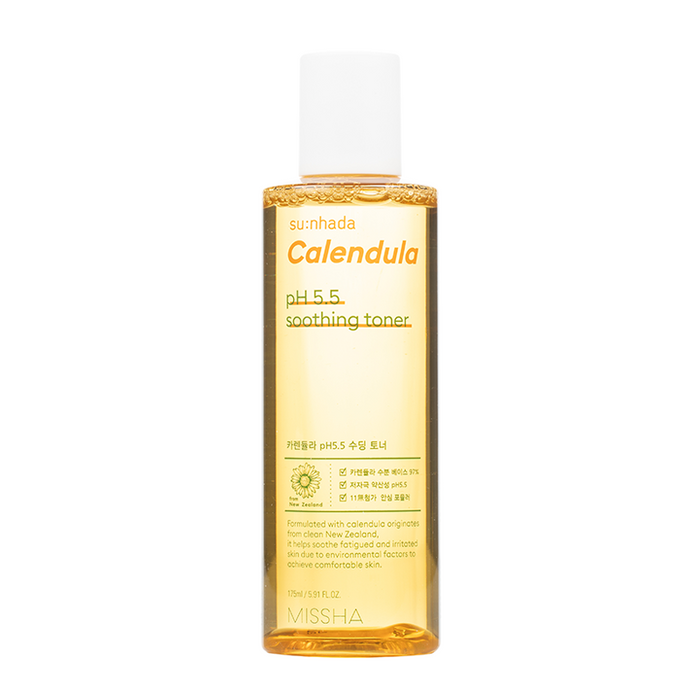 Missha - Calendula pH 5.5 Soothing Toner - Bottle Front