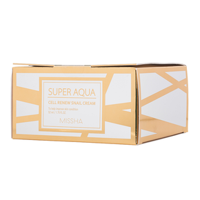 Missha - Super Aqua Cell Renew Snail Cream - Box Front