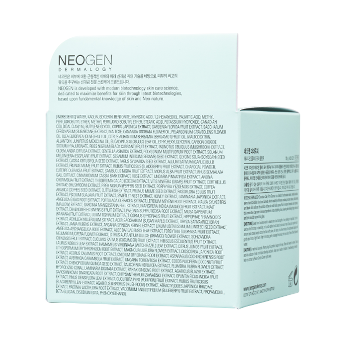 Neogen - Canadian Clay Pore Cleanser - Box Back