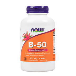 NOW Foods - Vitamin B-50mg Veg Capsules - 250 Veg Capsules