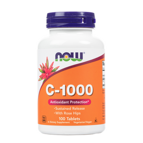 Now Foods - C1000 - With Rose Hips - Tablets - 100 Tablets