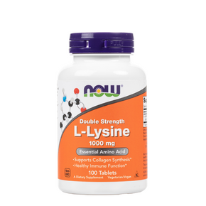 NOW Foods - L-Lysine Double Strength 1000mg Tablets - 100 Tablets