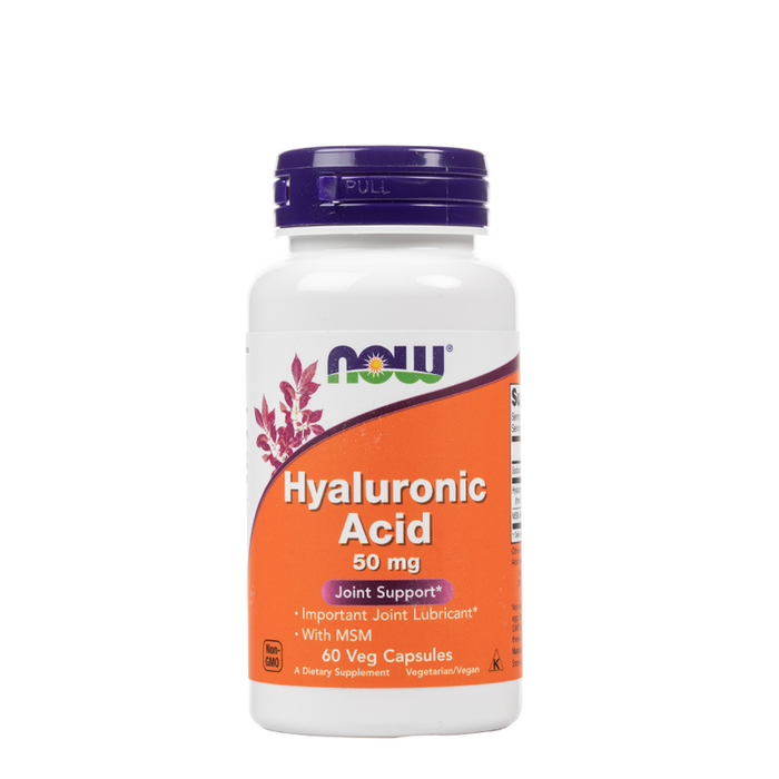 NOW Foods - Hyaluronic Acid with MSM - 60 Veg Capsules