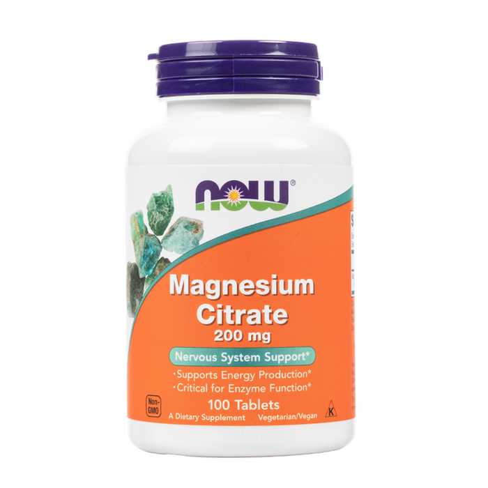 Now - Magnesium Citrate - 100 Tablets