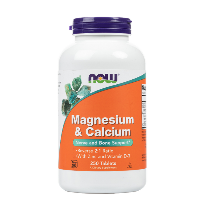 Now - Magnesium & Calcium - 250 Tablets