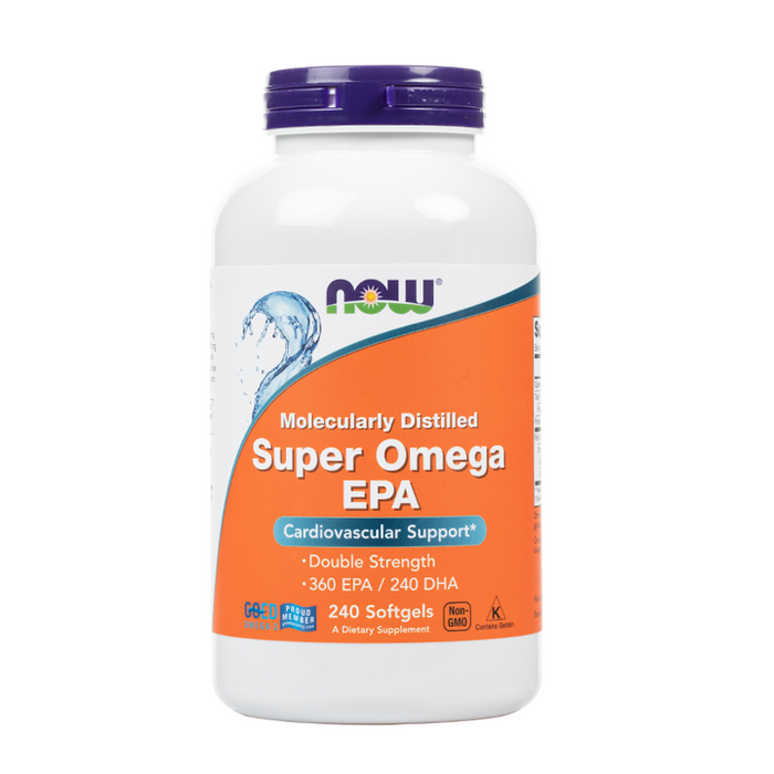 Now - Molecularly Distilled Super Omega EPA - Softgels - 240 Softgels