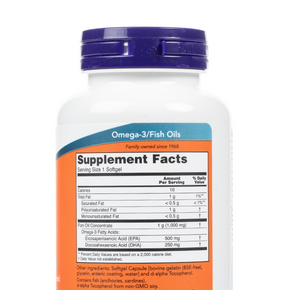 Now - Ultra Omega-3 - Softgels - Supplement Facts