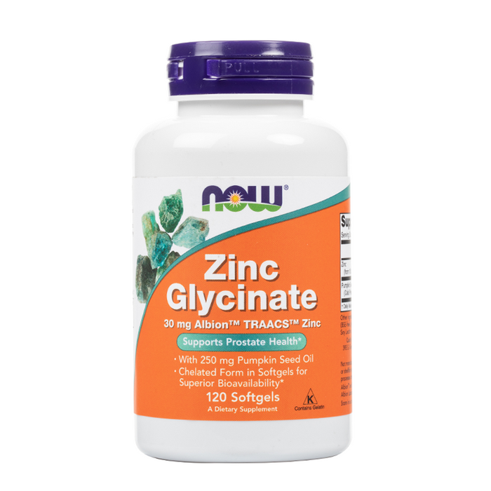 Now - Zinc Glycinate - Softgels - 120 Softgels