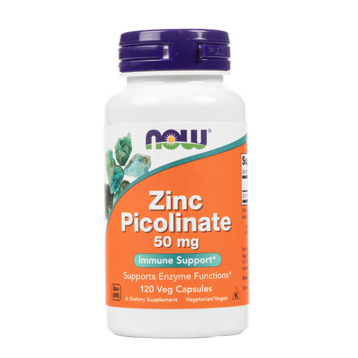 Now - Zinc Picolinate - Veg Capsules - 120 Veg Capsules