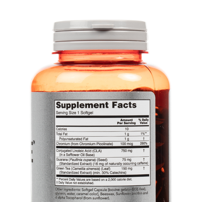 NOW Foods - CLA Extreme Softgels - Supplement Facts