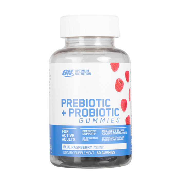 Optimum Nutrition Prebiotic + Probiotic Gummies - Front