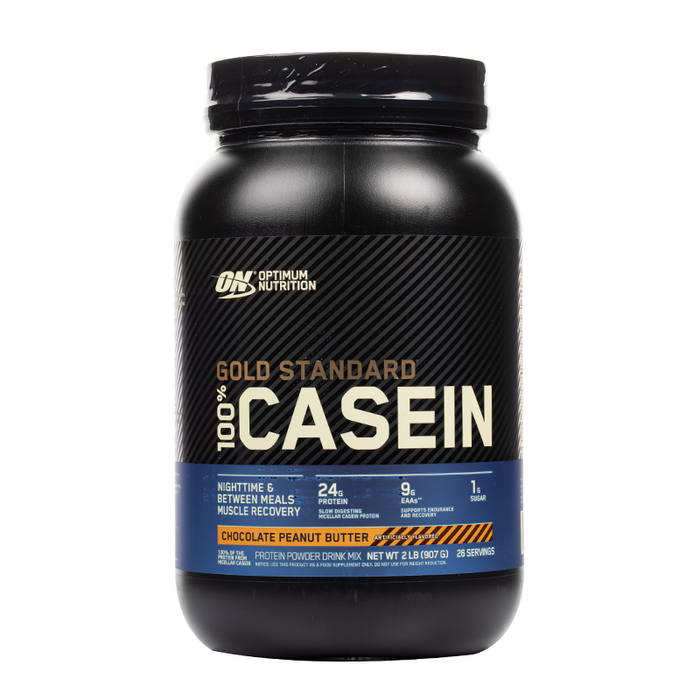 Optimum Nutrition - Gold Standard 100%  Casein - 26 Servings - Chocolate Peanut Butter