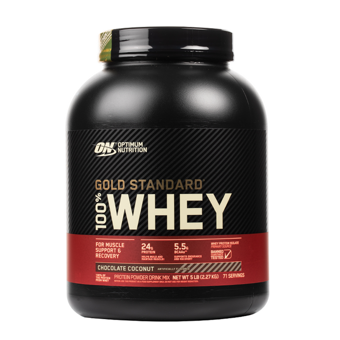 Optimum Nutrition - Gold Standard 100% Whey Protein - 5LB - Chocolate Coconut