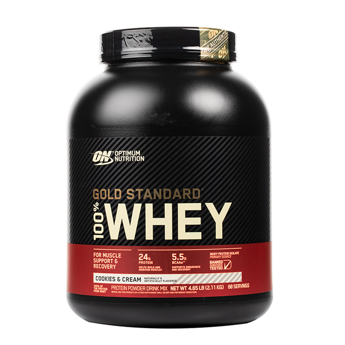 Optimum Nutrition - Gold Standard 100% Whey Protein - 5LB - Cookies & Cream