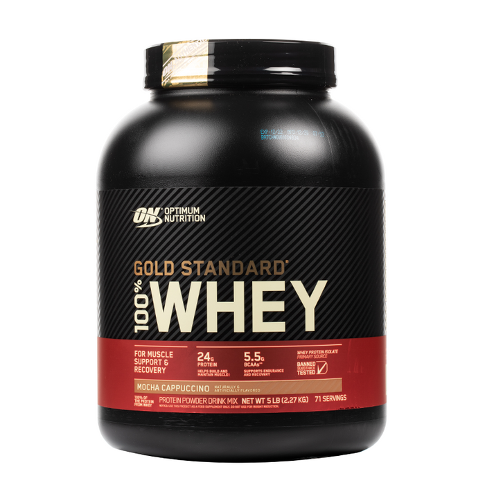 Optimum Nutrition - Gold Standard 100% Whey Protein - 5LB - Mocha Cappuccino