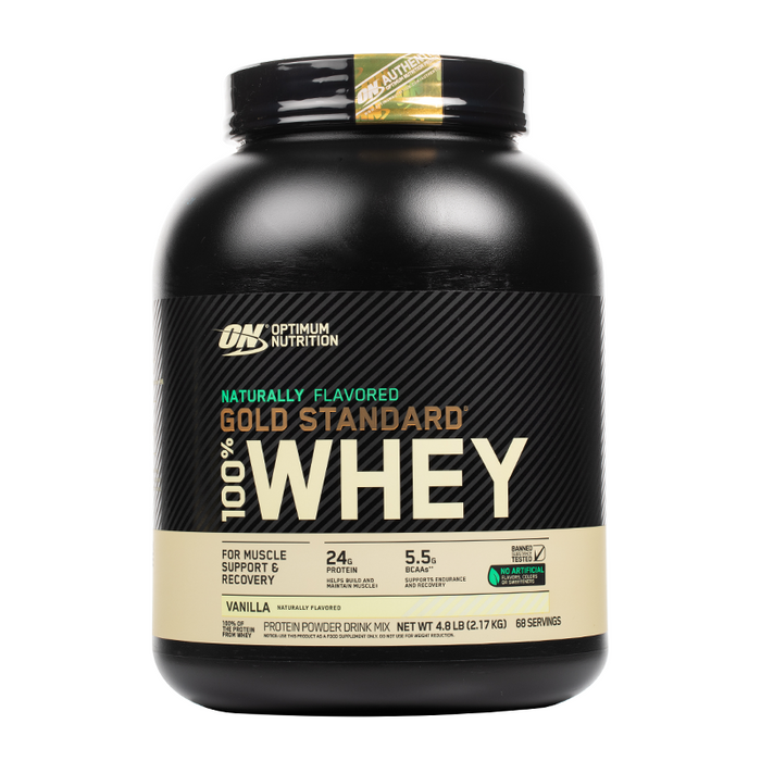 Optimum Nutrition - Gold Standard - 100% Whey - Naturally Flavored - 68 Servings - Vanilla