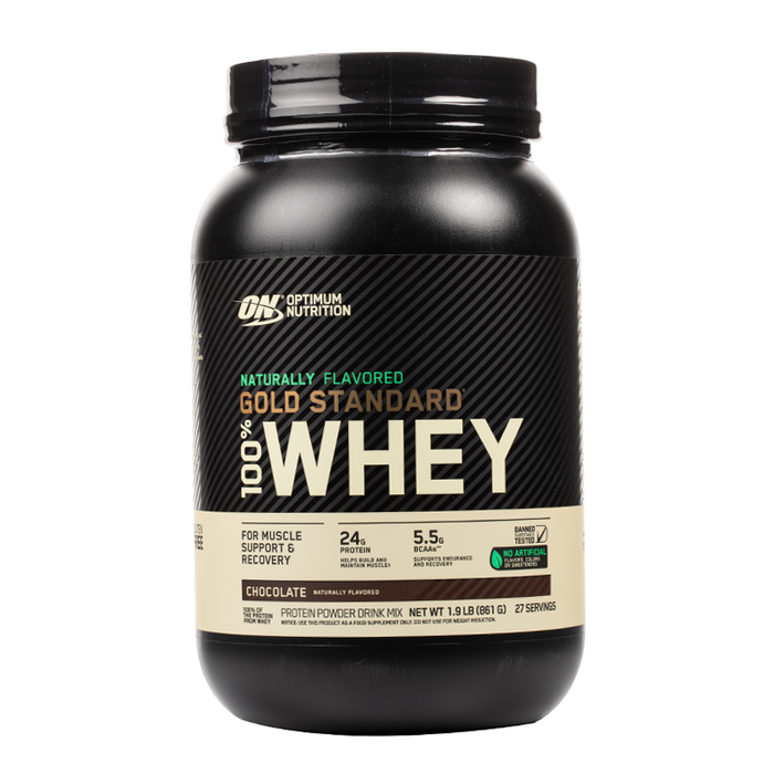 Optimum Nutrition - Gold Standard - 100% Whey - Naturally Flavored - Chocolate