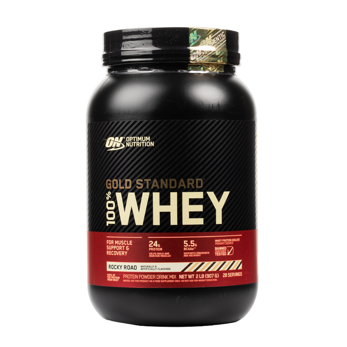 Optimum Nutrition - Gold Standard 100% Whey Protein - 2LB - Rocky Road