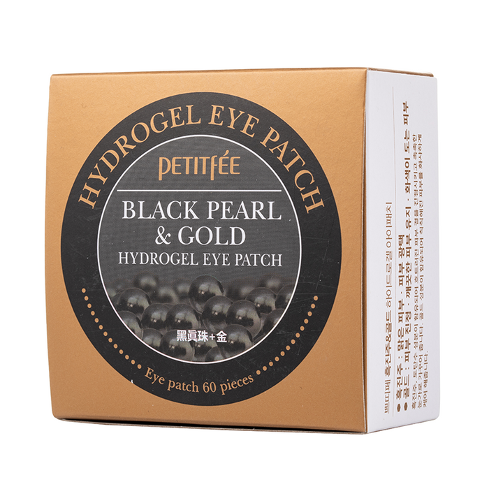PETITFEE - Black Pearl & Gold Eye Patch - Box Front