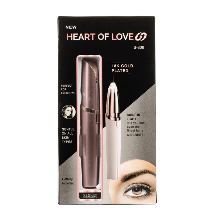 Heart of Love Precision Eyebrow Trimmer - Box Front