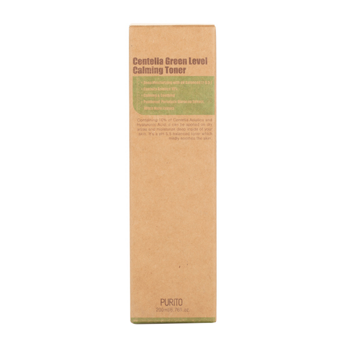 Purito - Centella Green Level Calming Toner - Box Front