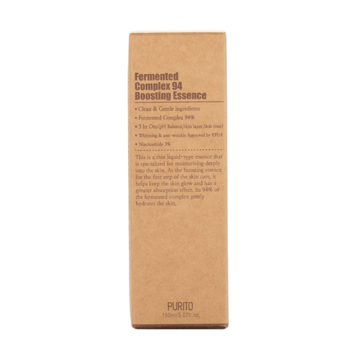 Purito - Fermented Complex 94 - Boosting Essence - Box Front