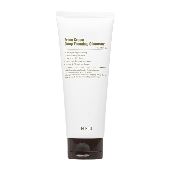 Purito - From Green Deep Foaming Cleanser - Bottle Front