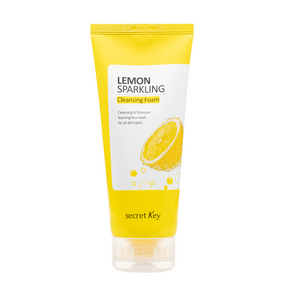 Secret Key - Lemon Sparkling Cleansing Foam - Bottle Front