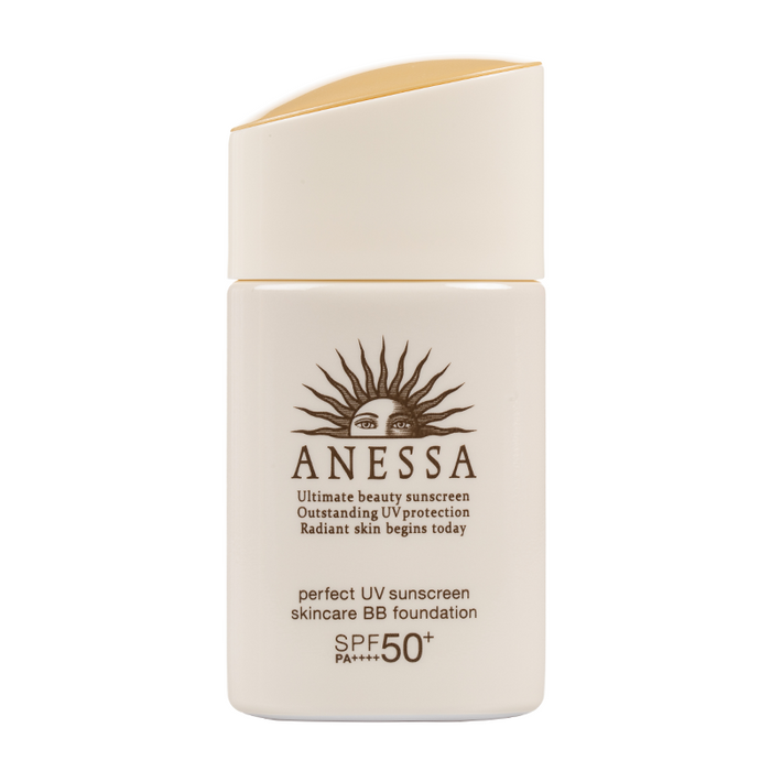 Shiseido - Anessa Perfect UV Sunscreen Skincare BB Foundation - Bottle Front Bright Natural