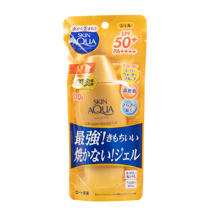 Rohto Mentholatum - Skin Aqua UV Super Moisture Gel Gold - Packaging Front