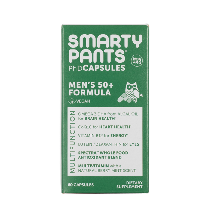 Smarty Pants - PhD Capsules - Mens 50 Formula - Box Front