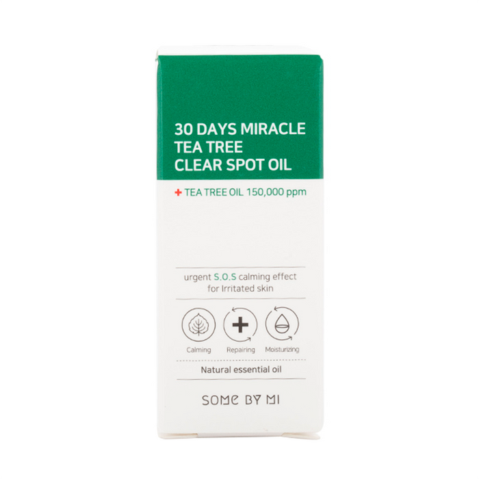 Some By Mi - 30 Days Miracle - Tea Tree Clear Spot Oil - Box Front