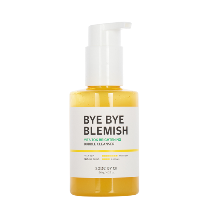 Some By Mi - Bye Bye Blemish Vita Tox Brightening Bubble Cleanser - Front