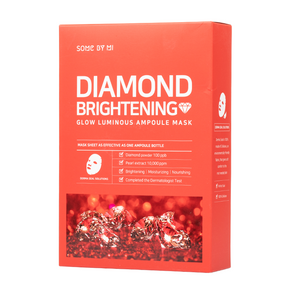 Some By Mi - Diamond Brightening Calming Glow Luminous Ampoule Mask-  10 pack