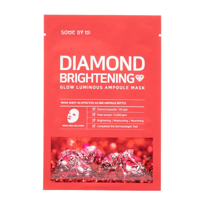Some By Mi - Diamond Brightening Calming Glow Luminous Ampoule Mask - Single Pack