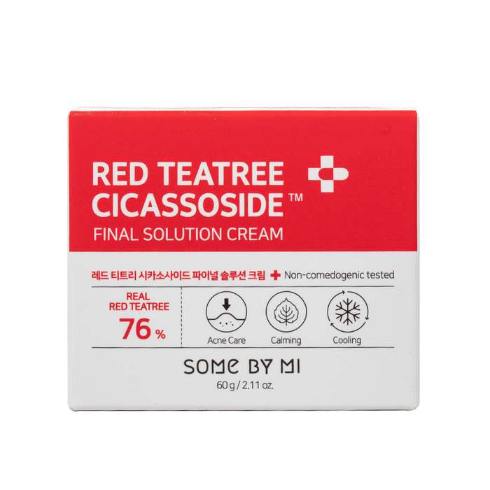Some By Mi - Red Teatree Cicassoside - Final Solution Cream - Box Front
