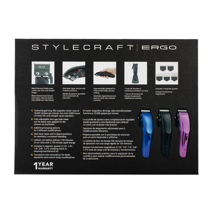 Stylecraft - Ergo Clipper - Box Back