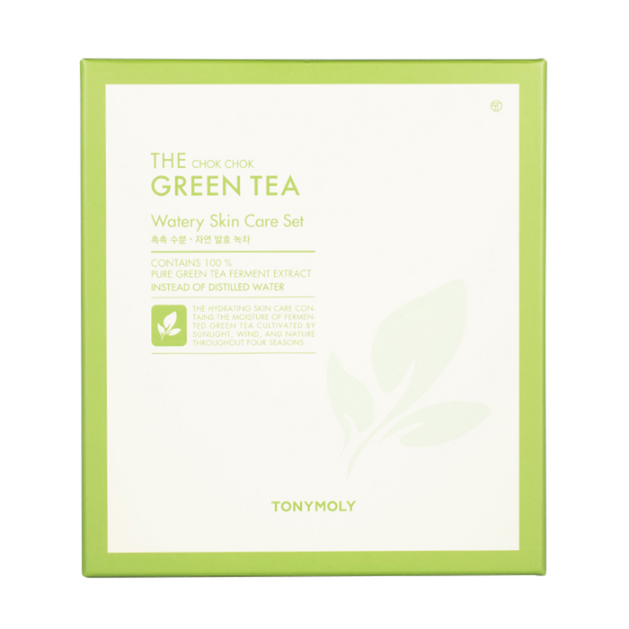 Tonymoly - The Chock Chock Green Tea Watery Skin Care Set - Box Front