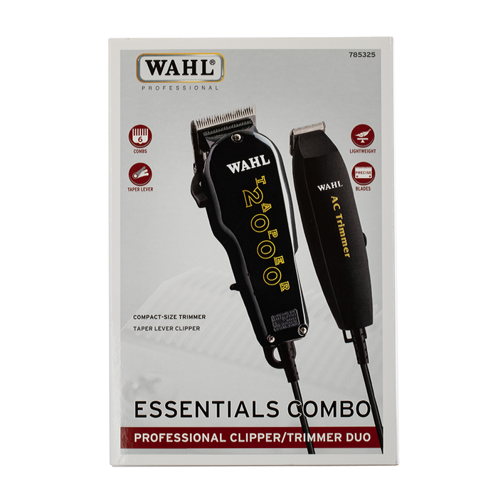 Wahl Professional Essentials Combo Clipper/Trimmer Duo - Box Front