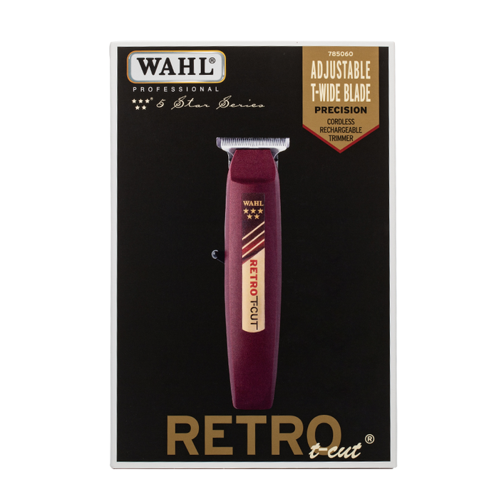 Wahl - 5 Star RETRO T-Cut Cordless Trimmer - Box Front